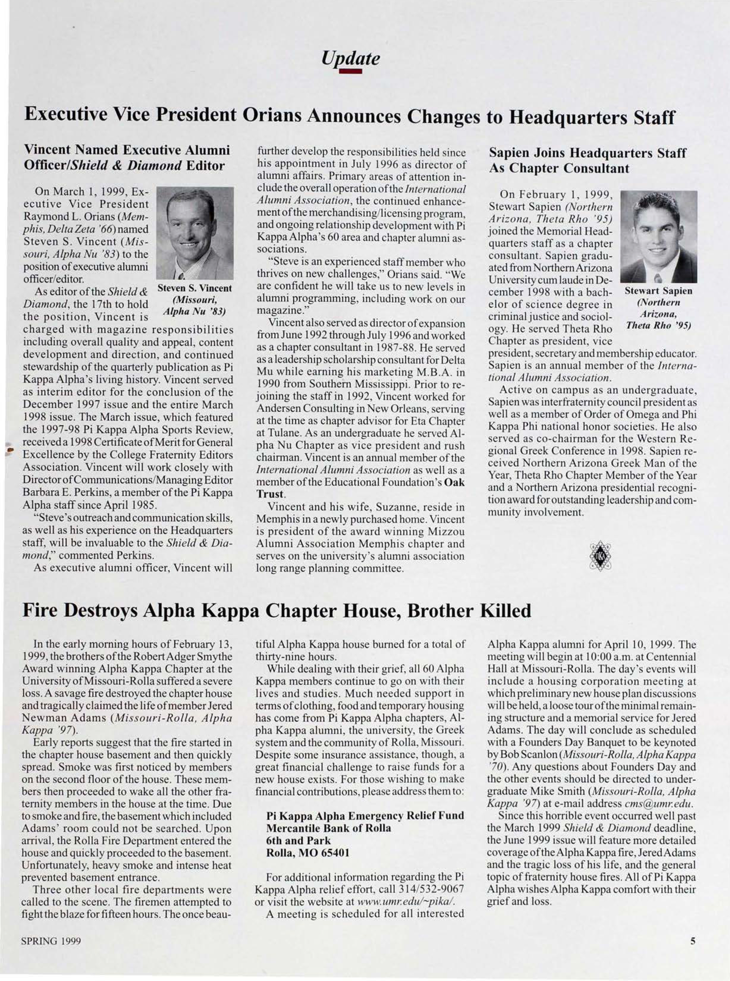 Update: Fire Destroys Alpha Kappa Chapter House, Brother Killed